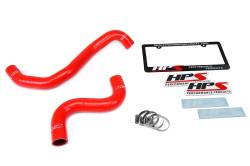 HPS Performance - HPS 57-1502-Red Red Radiator/Heater Coolant Hose Kit for 15-17 Ford Mustang GT - Image 2