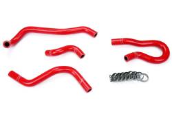 HPS Performance - HPS 57-1775-RED Red Heater Coolant Hose Kit for 1993-1997 Honda Del Sol - Image 1