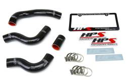 HPS Performance - HPS 57-1847-BLK Black Radiator Coolant Hose Kit for 84-89 Nissan 300ZX 3.0L V6 - Image 2
