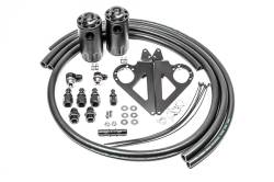 RADIUM Engineering - RADIUM Engineering 20-0903-FL Dual Catch Can Kit for FR-S BRZ GT86 Fluid Lock - Image 1