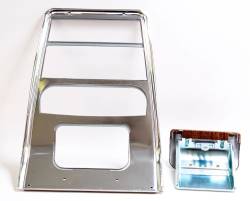Auto Metal Direct - Auto Metal Direct W-984A Dash Panel w/AC & Ashtray Walnut for 68 Chevy Camaro - Image 3