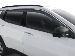 Husky Liners - Husky Liners 2884005 LoPro 4Pc Ventvisor Deflector Smoke w/Chrome Trim Outside - Image 1