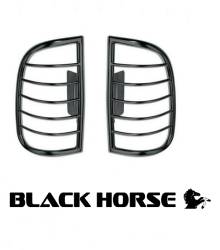 Black Horse Off Road - Black Horse 7G112106A Black Taillight Guards for 05-15 Nissan Xterra - Image 2