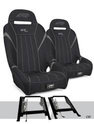 PRP - PRP A7301-PORXP-C86-203 GT3 Suspension Seats Kit for Can-Am Maverick X3 Pair - Image 1