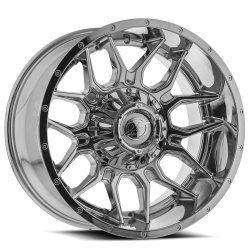XF Off-Road - XF Off-Road Wheel XF-222 20x10 8x6.5/170 -12mm Black XF-222201081651170-12GBM - Image 1