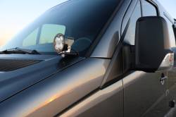Van Compass - Van Compass 4041 Hoodline Driving Light A-Pillar Bracket for 07-18 Sprinter - Image 1