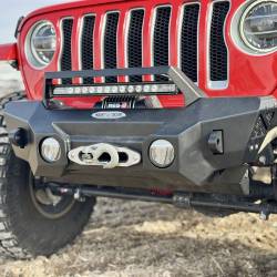 Rock Slide Engineering - Rock Slide FB-S-310-JL Appalachian Stubby Bumper w/Winch Plate for Jeep JL/JT - Image 5