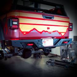 Artec Industries - Artec JT0001 Rear Bumper w/Sensor Holes for Jeep Gladiator JT - Image 2