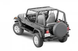 MasterTop - MasterTop 14200102 Red Mesh Bimini Top ShadeMaker for 87-95 Jeep Wrangler YJ - Image 1