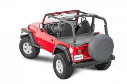 MasterTop - MasterTop 14505235 Tonneau Cover Black Diamond for 03-06 Jeep Wrangler TJ - Image 1