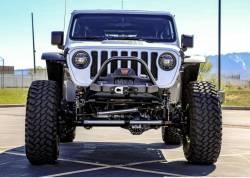 Motobilt - Motobilt MB1149-BB Tomahawk Frame Chop Front Bumper w/Bull Bar for Jeep JK/JL/JT - Image 6