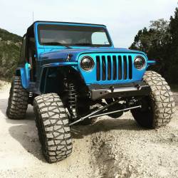 Motobilt - Motobilt MB1000 Stubby Front Bumper Bare Steel for Jeep Wrangler YJ/TJ - Image 7