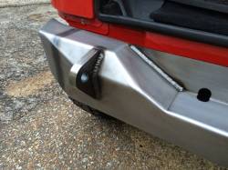 Motobilt - Motobilt MB1010 Bare Steel Rear Stubby Bumper for 07-18 Jeep Wrangler JK - Image 9