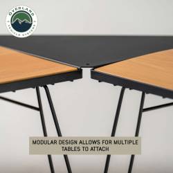 Overland Vehicle Systems - Overland Vehicle Systems 30100030 Kick It Camp Table Wood Base & Storage Bag - Image 2