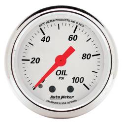 AutoMeter - AutoMeter 1311 Arctic White 5 Gauge Speedo/Oil/Water/Volt/Fuel 3-1/8" & 2-1/16" - Image 3