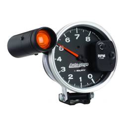 AutoMeter - AutoMeter 233905 Autogage Pedestal Tachometer Gauge Black 0-8000RPM 5" - Image 3