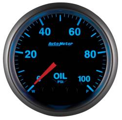 AutoMeter - AutoMeter 5652 Elite Series Oil Pressure Gauge 0-100 PSI 2-1/16" Stepper Motor - Image 2