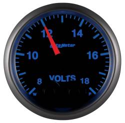 AutoMeter - AutoMeter 5683 Elite Series Volt Meter Gauge 8-18V 2-1/16" Stepper Motor - Image 1