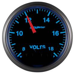 AutoMeter - AutoMeter 5683 Elite Series Volt Meter Gauge 8-18V 2-1/16" Stepper Motor - Image 2