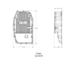 B&M - B&M 70396 Hi-Tek Deep Transmission Pan Aluminum - Image 2