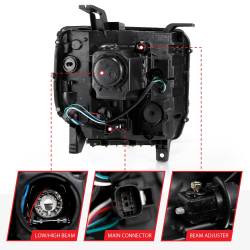 Anzo USA - Anzo USA 111485 Projector Headlight Set for 16-19 Sierra 1500 - Image 5