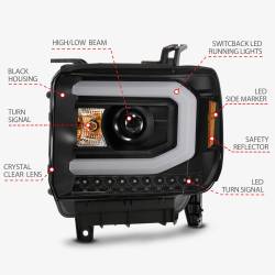Anzo USA - Anzo USA 111487 Projector Headlight Set - Image 4