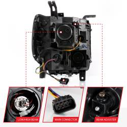 Anzo USA - Anzo USA 111487 Projector Headlight Set - Image 5