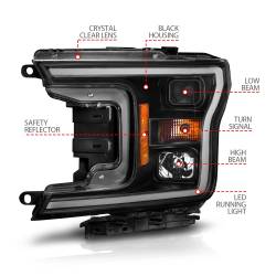 Anzo USA - Anzo USA 111509 Projector Headlight Set for 18-20 F150 - Image 4