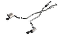Borla - Borla 140632CB S-Type Cat-Back Exhaust Single Split RR Exit for 15-21 G Cherokee - Image 1