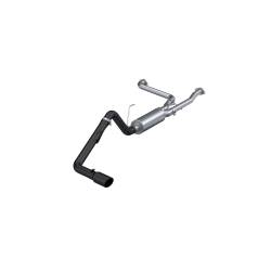 MBRP Exhaust - MBRP Exhaust S5407BLK 2.5" Cat-Back 3" Single Side Exit Black - Image 1