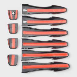 Trim Illusion - Trim Illusion DH6289BLK Front/Rear Door Handle Covers Black for Pathfinder - Image 3