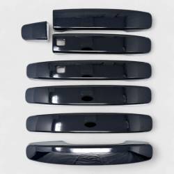 Trim Illusion - Trim Illusion DH6290BLK Front/Rear Door Handle Covers Black for Kia Soul - Image 1