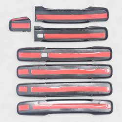 Trim Illusion - Trim Illusion DH6290BLK Front/Rear Door Handle Covers Black for Kia Soul - Image 3