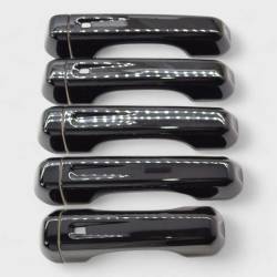 Trim Illusion - Trim Illusion DH6295BLK Front/Rear Door Handle Covers Black for Jeep JL/JT - Image 1