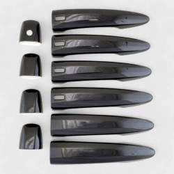 Trim Illusion - Trim Illusion DH6292BLK Fr/Rr Door Handle Covers Black for Rogue/Pathfinder - Image 1