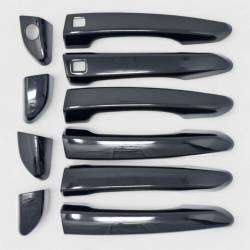 Trim Illusion - Trim Illusion DH6297BLK Front/Rear Door Handle Covers Black for Hyundai Tucson - Image 1