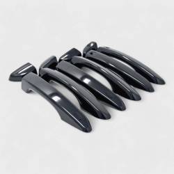 Trim Illusion - Trim Illusion DH6297BLK Front/Rear Door Handle Covers Black for Hyundai Tucson - Image 2