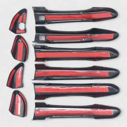 Trim Illusion - Trim Illusion DH6297BLK Front/Rear Door Handle Covers Black for Hyundai Tucson - Image 3