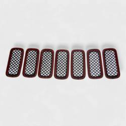 Trim Illusion - Trim Illusion ABS6439BLK Black Front Grille Overlay for 15-19 Renegade - Image 3
