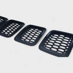 Trim Illusion - Trim Illusion ABS6478BLK Black Front Grille Overlay for 17-21 Jeep Compass - Image 2