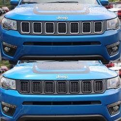 Trim Illusion - Trim Illusion ABS6478BLK Black Front Grille Overlay for 17-21 Jeep Compass - Image 4
