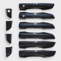 Trim Illusion - Trim Illusion DH6238BLK Front/Rear Door Handle Covers Black Honda Civic - Image 1