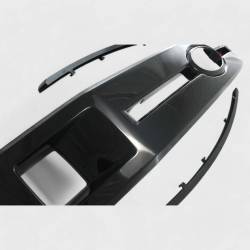 Trim Illusion - Trim Illusion ABS6515BLK Black Front Grille Overlay for 18-20 Ford F150 XLT - Image 2