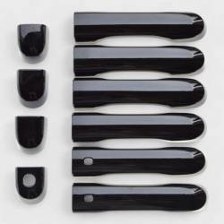 Trim Illusion - Trim Illusion DH6272BLK Front/Rear Door Handle Covers Black for Jeep Renegade - Image 1