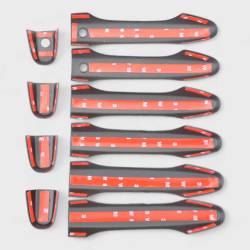 Trim Illusion - Trim Illusion DH6242BLK Front/Rear Door Handle Covers Black Honda Civic/CR-V - Image 3