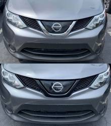 Trim Illusion - Trim Illusion ABS6573BLK Black Front Grille Overlay 17-19 Nissan Rogue Sport - Image 4