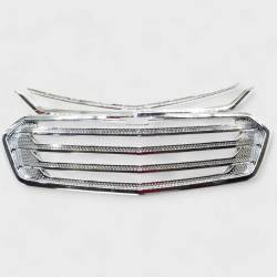 Trim Illusion - Trim Illusion ABS507 Chrome Front Grille Overlay 18-21 Chevy Traverse - Image 1