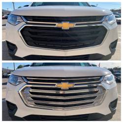 Trim Illusion - Trim Illusion ABS507 Chrome Front Grille Overlay 18-21 Chevy Traverse - Image 4