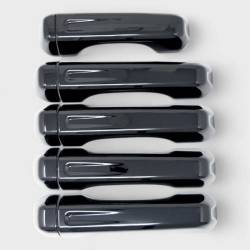 Trim Illusion - Trim Illusion DH6286BLK Front/Rear Door Handle Covers Black for Jeep JL/JT - Image 1