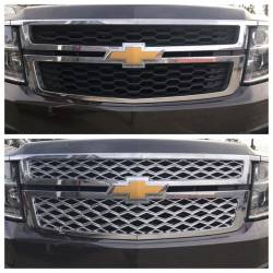 Trim Illusion - Trim Illusion ABS494 Chrome Front Grille Overlay 15-20 Tahoe/Suburban LS/LT - Image 4